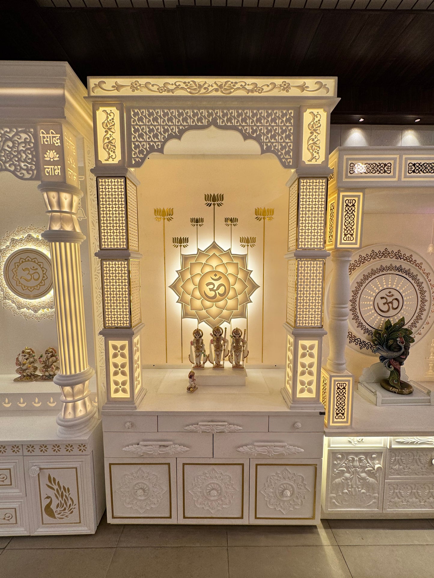 Mandir Gher Tak Corian Mandir Design